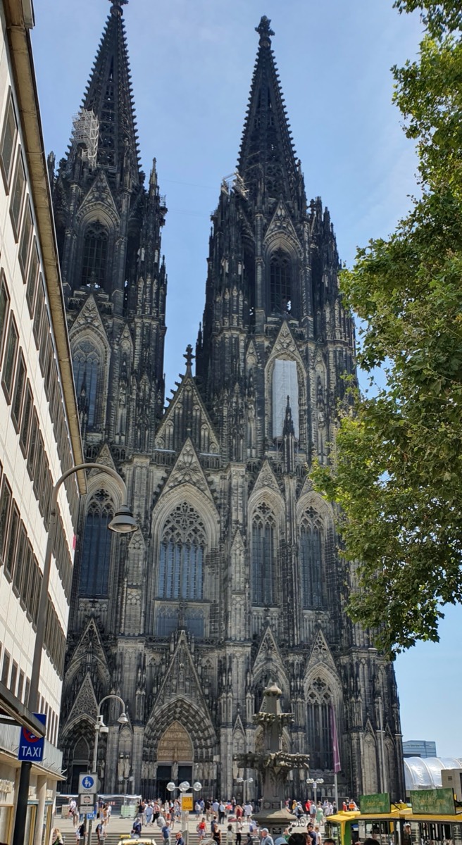 The west facade of Cologne Cathedral